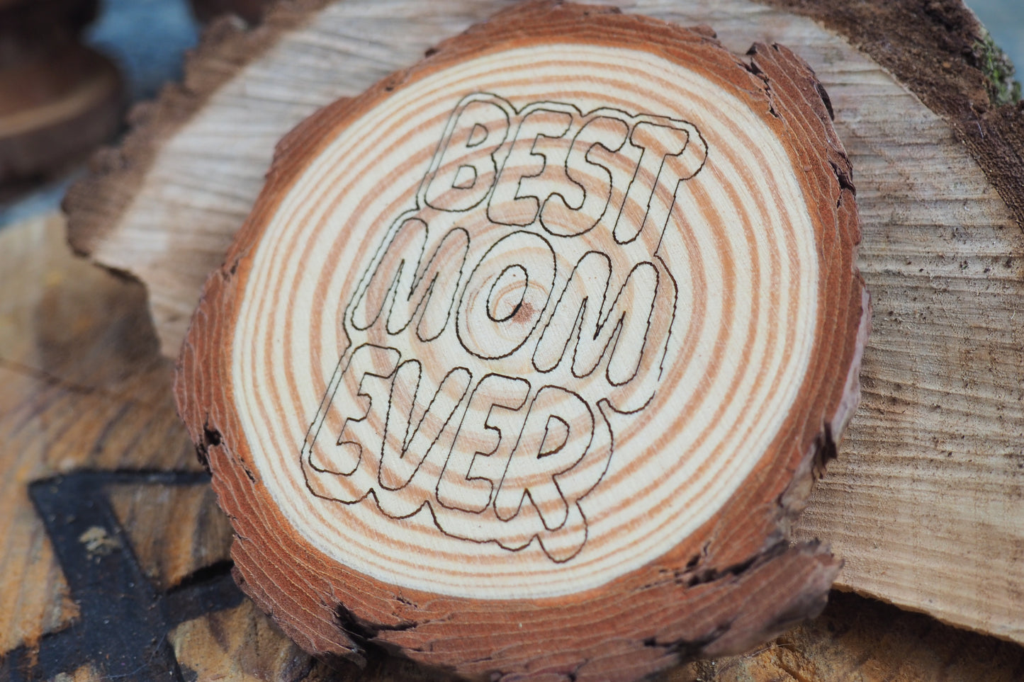 "Best Mom Ever" Coasters - 4pc