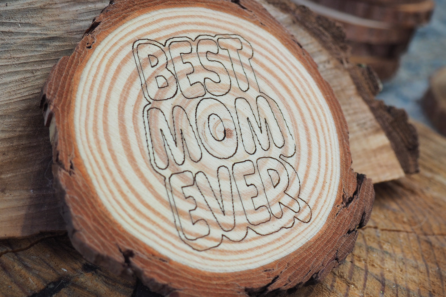 "Best Mom Ever" Coasters - 4pc