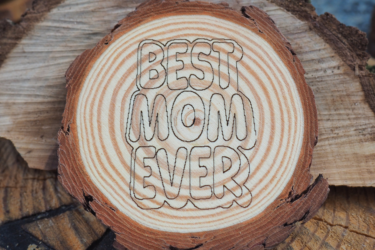 "Best Mom Ever" Coasters - 4pc