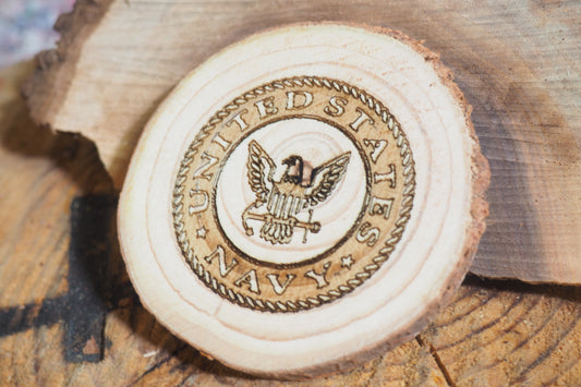 "United States Navy" Coasters - 4pc