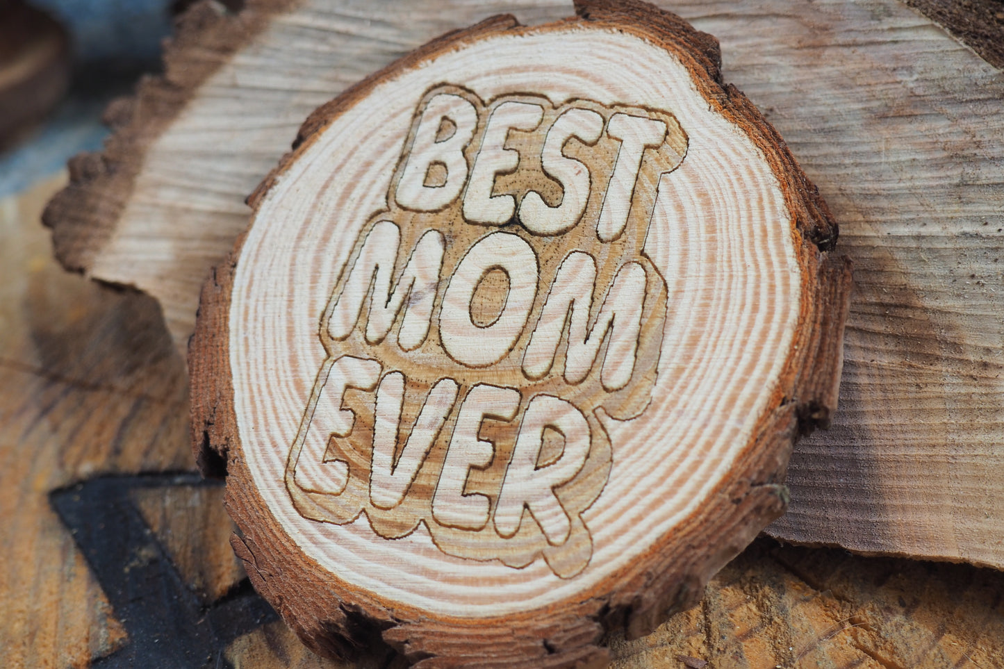 "Best Mom Ever" Coasters - 4pc