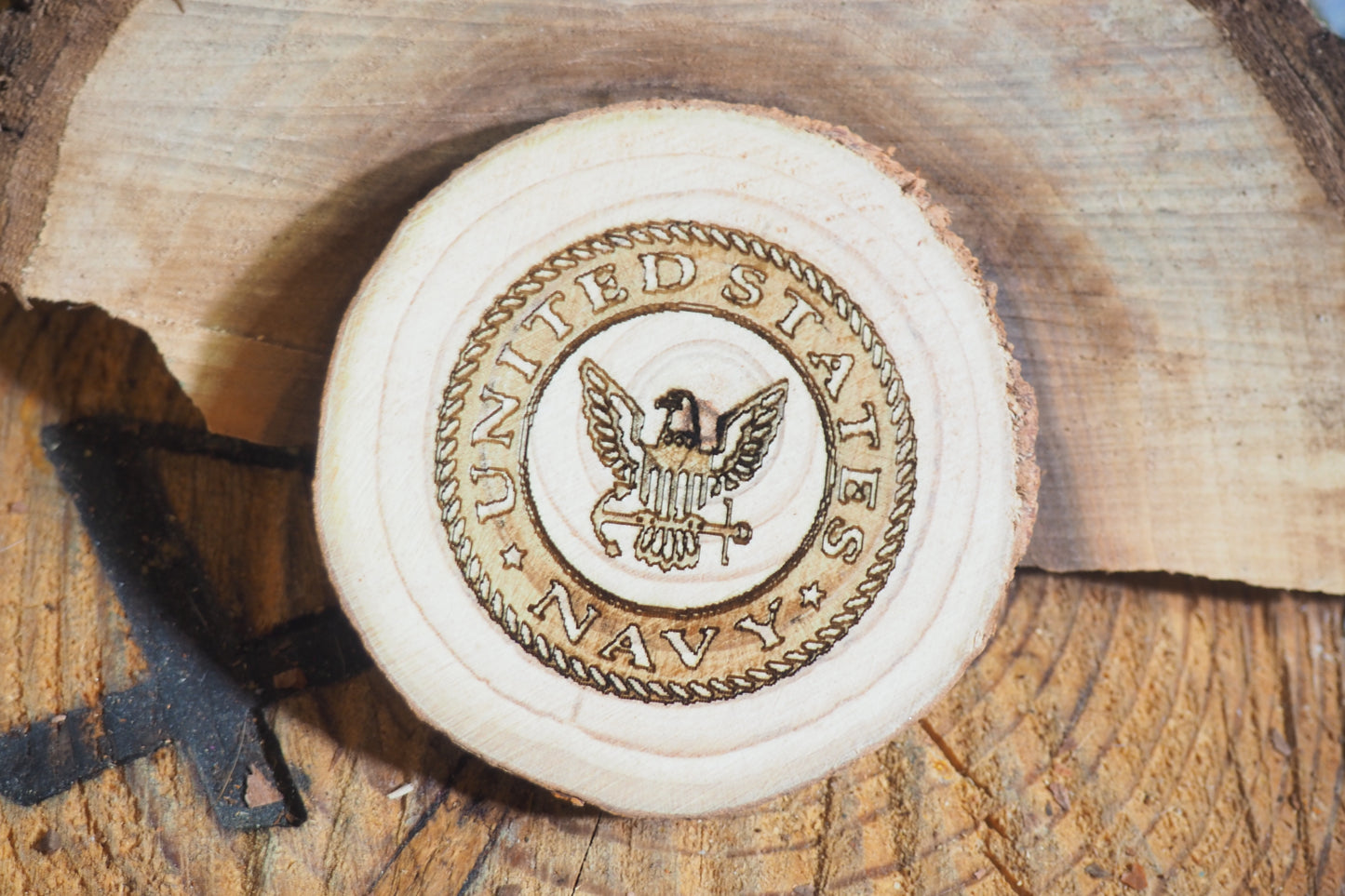 "United States Navy" Coasters - 4pc