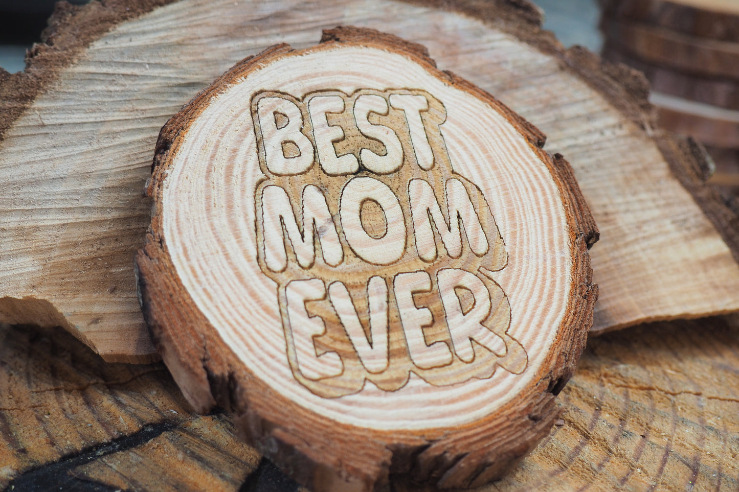 "Best Mom Ever" Coasters - 4pc