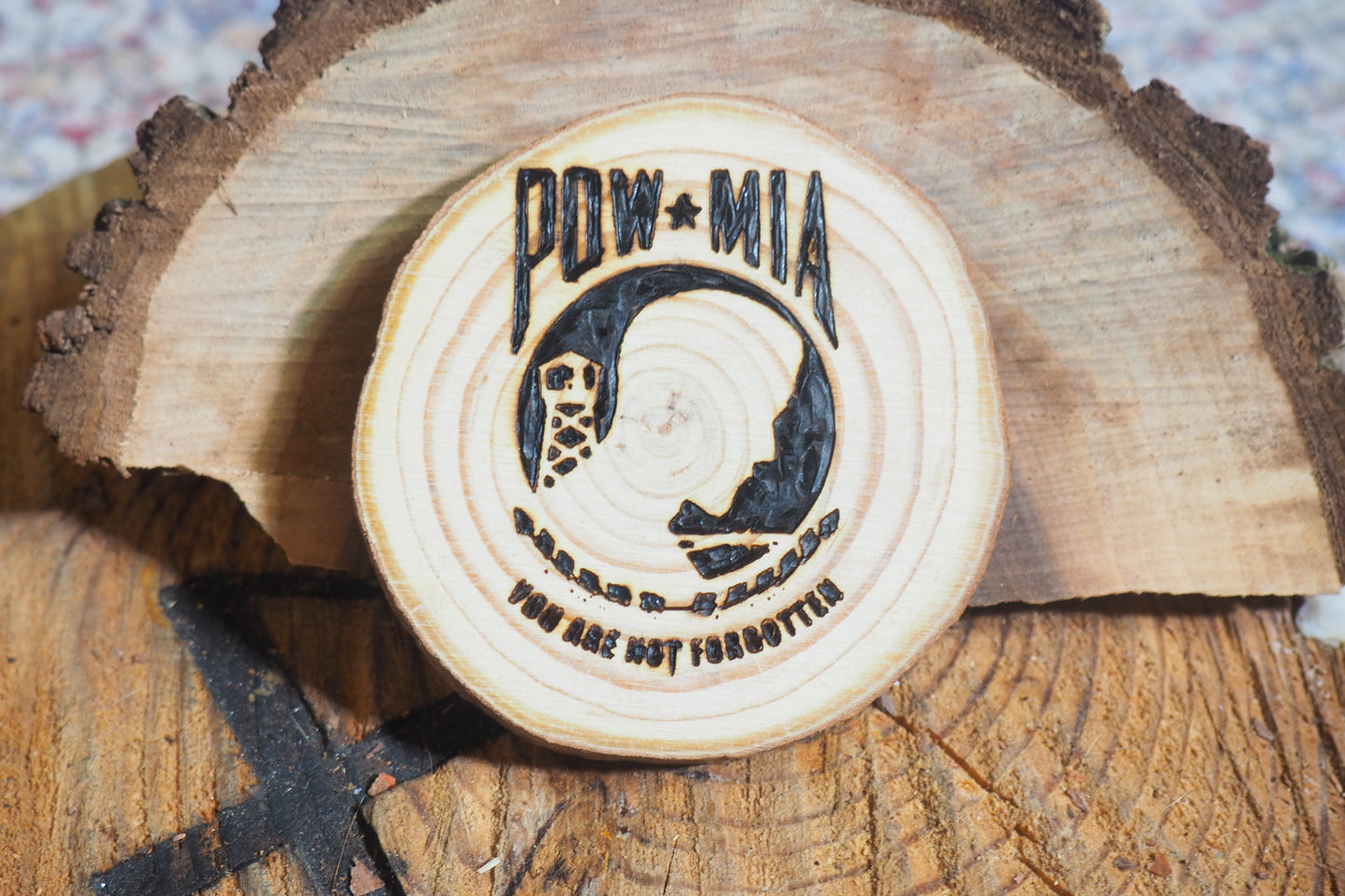 "POW - MIA" Coasters - 4pc