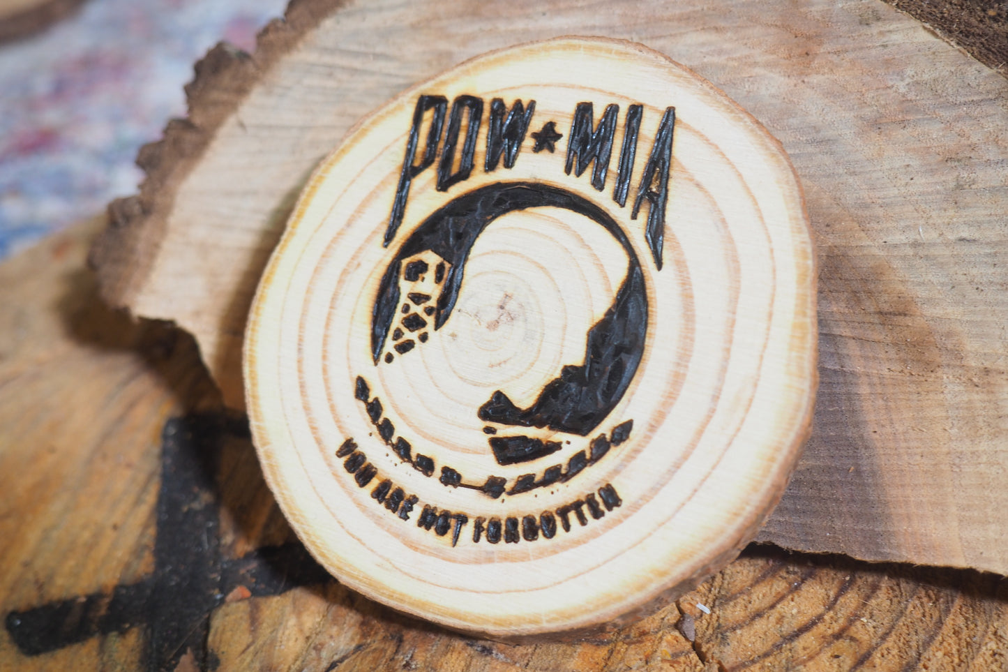 "POW - MIA" Coasters - 4pc