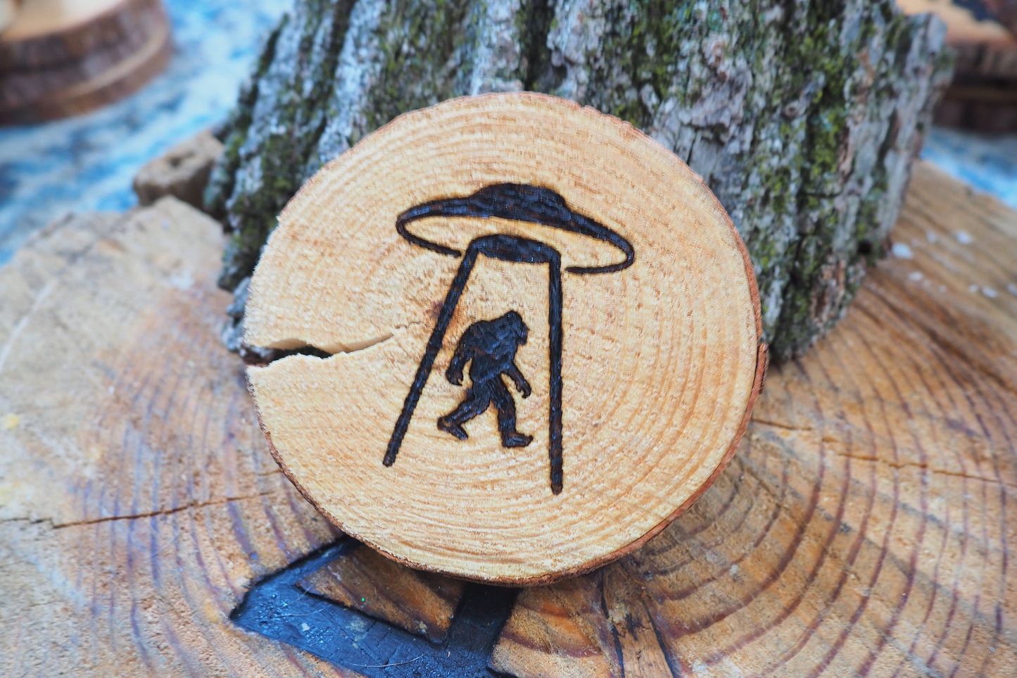 "Stealing the Squatch" Coasters - 4pc