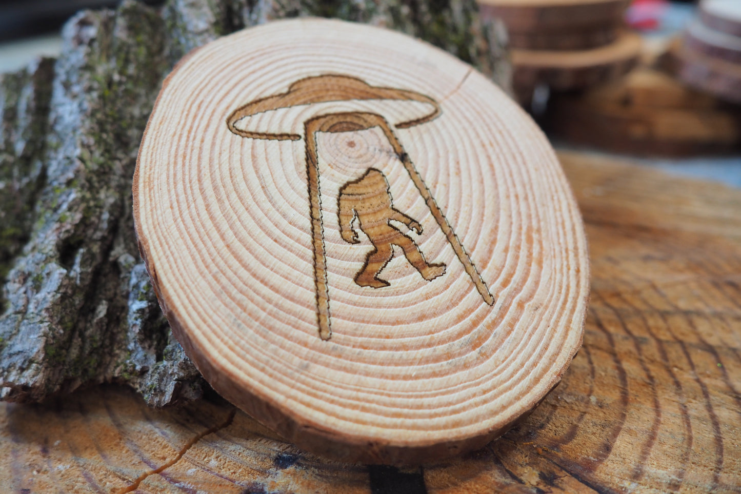 "Stealing the Squatch" Coasters - 4pc