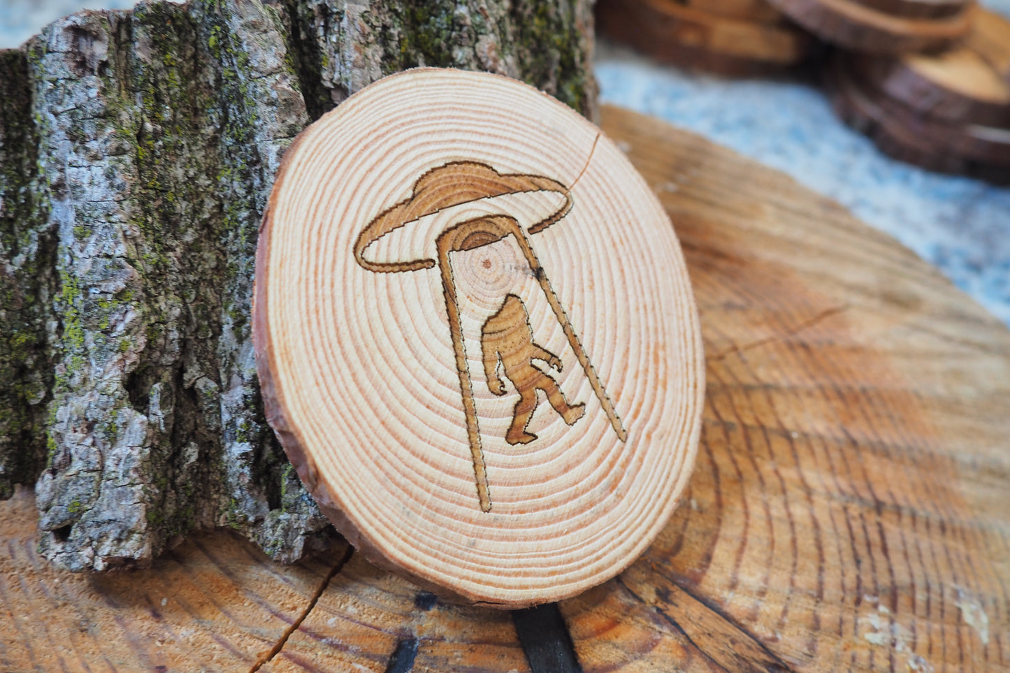 "Stealing the Squatch" Coasters - 4pc