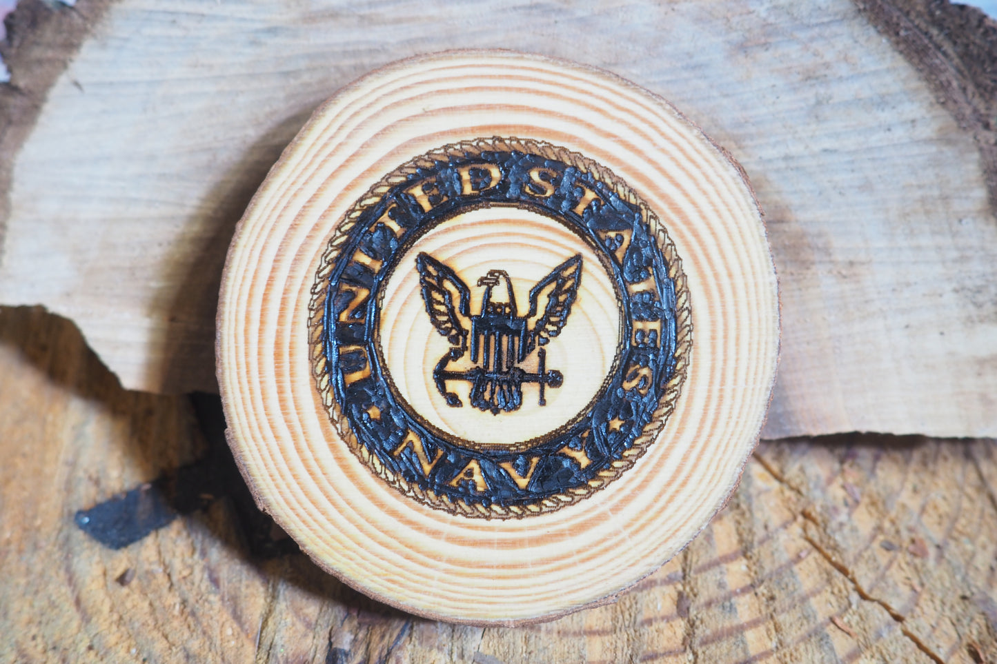 "United States Navy" Coasters - 4pc