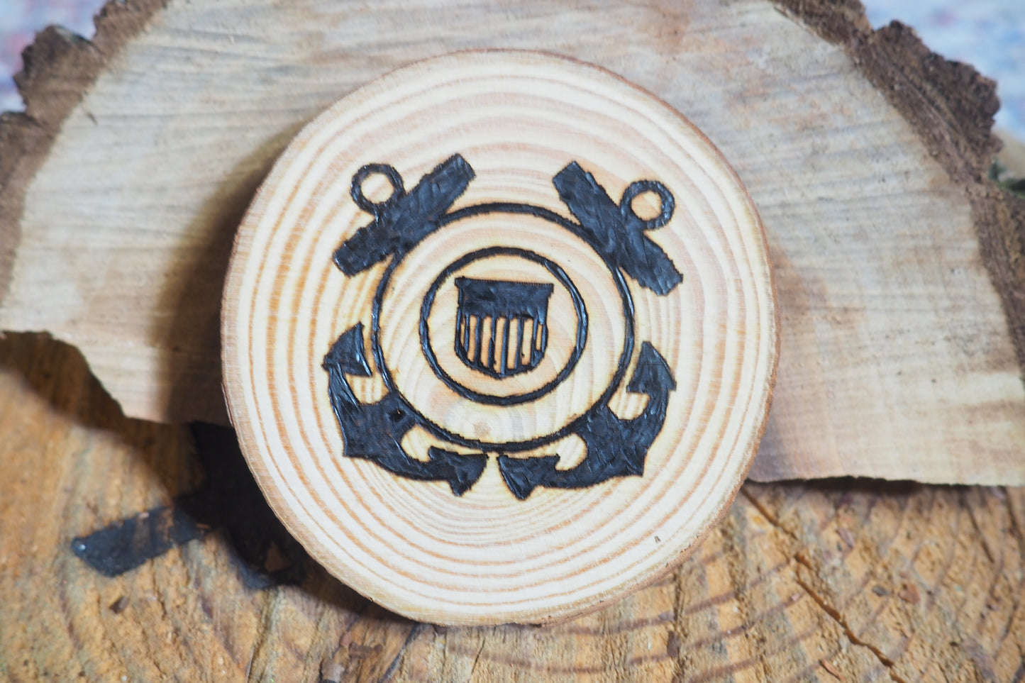 "United States Coast Guard" Coasters - 4pc