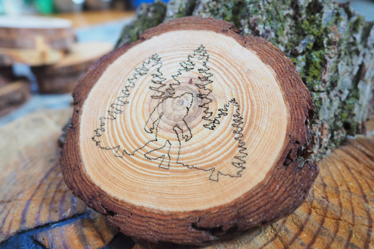 "In the Woods" Coasters - 4pc